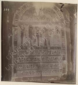 Stela of Tashe(n)ubaste, wood, early Ptolemaic, provenance not known, now in Turin, Museo Egizio,...