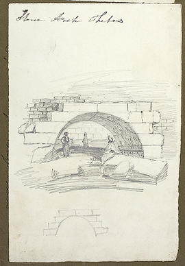George A. Hoskins Drawing - Thebes. West Bank. Qurna.
