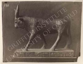 Statuette of the Apis-bull, bronze, not identified, now in Florence, Museo Archeologico