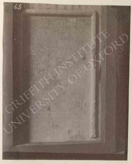 Stela of Amennakht, Dyn XII, provenance not known, now in Bologna, Museo Civico Archeologico, 1904