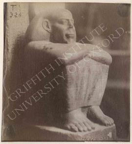 Squatting statue of Merneptah, probably Dyn. XXV, probably from Memphite area, now in Turin, Muse...