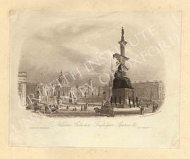 England. London. Trafalgar Square. Nelson's Column.