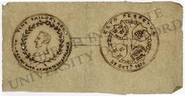 Design for Tyne Sailors' Home medal (obverse and reverse)