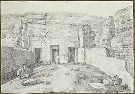 George A. Hoskins Drawing - Beit el-Wali