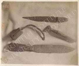 Tools, iron, not identified, now in Turin, Museo Egizio