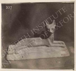 Satuette of cat lying down, provenance not known, now in Bologna, Museo Civico Archeologico