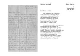 Broome letter 1