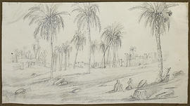 George A. Hoskins Drawing - Landscape View