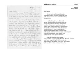 Broome letter 110