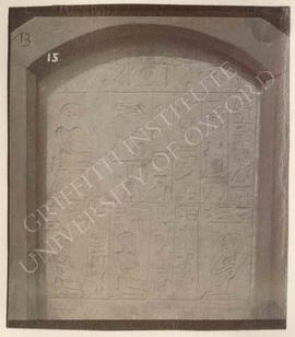 Stela of Mentuhotep Ressoneb, late Dyn. XII or Dyn. XIII, provenance not known, now in Bologna, M...