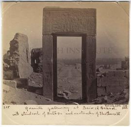 [215] Granite gateway at Deir el Bahari.