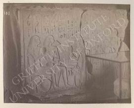 Lintel of the deceased, early Dyn. XVIII, from Thebes, Tomb A.10, Djehutnufer, now in Florence, M...