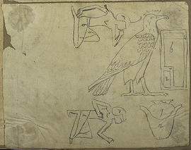 George A. Hoskins Drawing - Hieroglyphic Signs