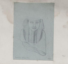 Karnak, sphinx fragment