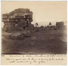 [495] S.W. corner of W. pile; with enclosure of E. pile in distance.