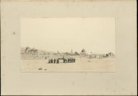 Southern Cemetery at Cairo, with funeral procession