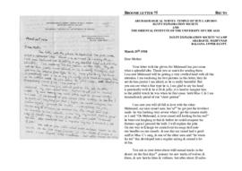 Broome letter 75
