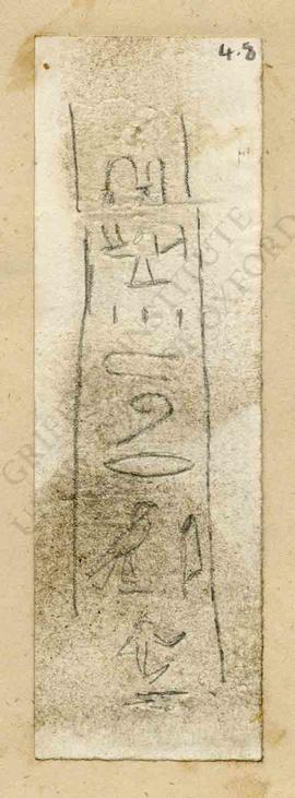 Egypt. Inscribed headrest, provenance not know, formerly in Walter Hawkins collection, current lo...