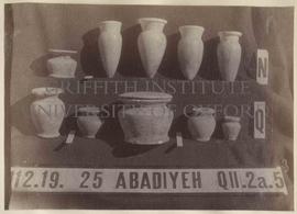 [25] Alabaster pots