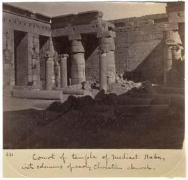 [231] Court of temple of Medinet Habu