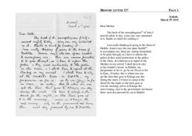 Broome letter 327