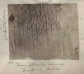 23 - Inscription in recess - Tomb of Anta