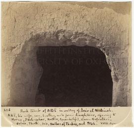 [228] Rock tomb of A-ā-ī in valley of Deir el Medineh.