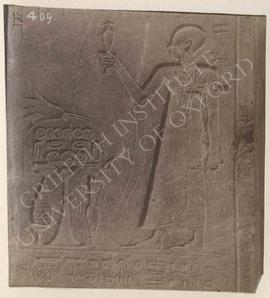 Stela of Ahmosi, year 22 (of Ptolemy V Epiphanes), provenance not known, now in Bologna, Museo Ci...