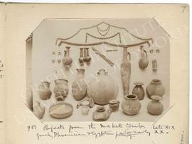 [951] Objects from the Maket tomb. Late XIX or early XX.