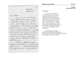 Broome letter 222