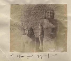 47 - Upper parts of group 45 [Nenkheftka and his wife]