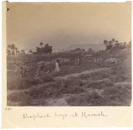 [280] Shepherd boys at Karnak.