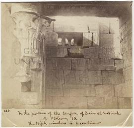 [226] In the portico of the temple of Deir el Medineh.