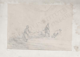 Abu Zaabal, "The Shady side", men capturing a fox