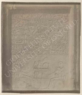 Stela of Soneb, Dyn. XII, provenance not known, now in Bologna, Museo Civico Archeologico, 1903