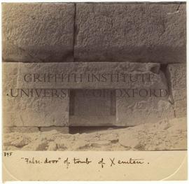 [395] "False door" of tomb of Xemten.