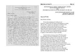 Broome letter 73