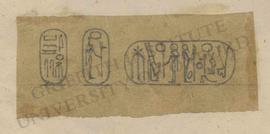 Cartouches of Ramesses II