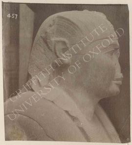 Sphinx of Amasis, basalt, probably from Sais, found in Rome, Iseum, now in Rome, Museo Capitolino...