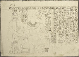 George A. Hoskins Drawing - Thebes. West Bank. Tomb TT 50