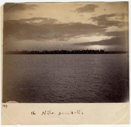 [167] A Nile sunset.
