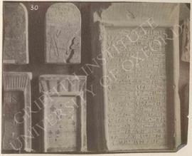 [Upper left] Stela of Tetiankh, Dyn. XVIII, from Thebes, now in Florence, Museo Archeologico, 637...