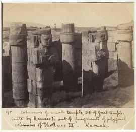 [195] Columns of small temple, S.E. of great temple.