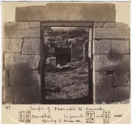 [197] Temple of Psametik III. Karnak.