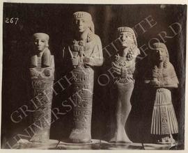 Four ushabtis, stone, not identified, now in Florence, Museo Archeologico