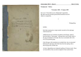 Diary I - transcription