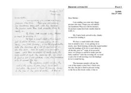 Broome letter 111