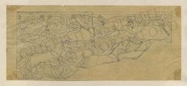 Iraq. Nimrud (Kahlu). North-West Palace. Room B. Panel 10. Relief depicting Ashurnasirpal II and ...