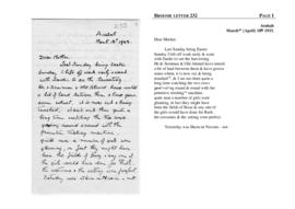 Broome letter 232