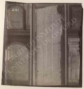 [Upper left] Stela of Iy(en)ash(n)ef, Dyn. XIX-XX, provenance not known, now in Bologna, Museo Ci...